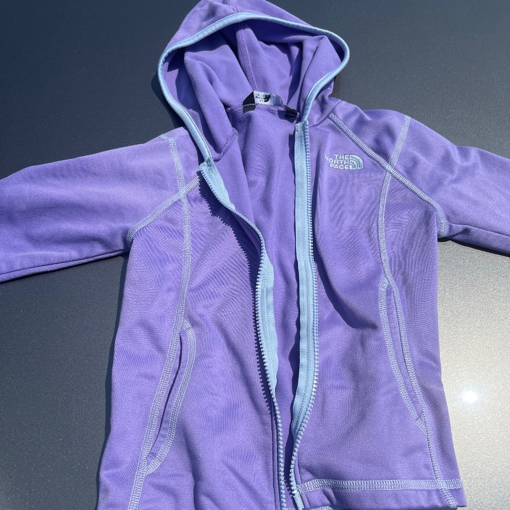 Girls Northface Zip Jacket size 6